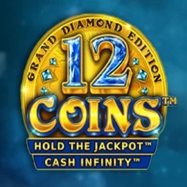 12 Coins Grand Diamond Edition casino game by Wazdan – featured logo at PiperSpin Casino