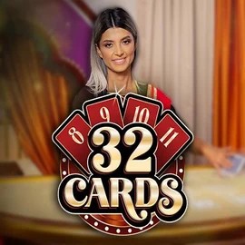 32 Cards by Ezugi, showcased at pipersspin.com – game logo
