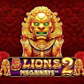 5 Lions Megaways 2 slot visual from Pragmatic Play available on pipersspin.com