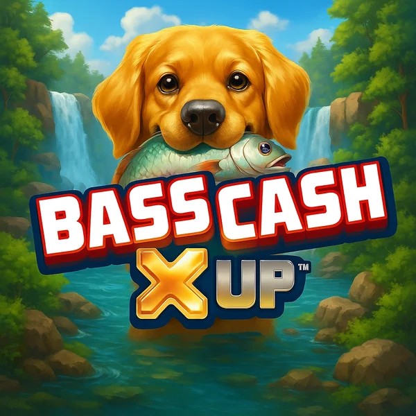 Bass Cash X UP slot visual from Alchemy Gaming available on pipersspin.com