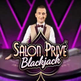 Blackjack Salon Privé online game logo by Ezugi on pipersspin.com