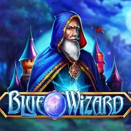 Blue Wizard by Quickspin, showcased at pipersspin.com – game logo