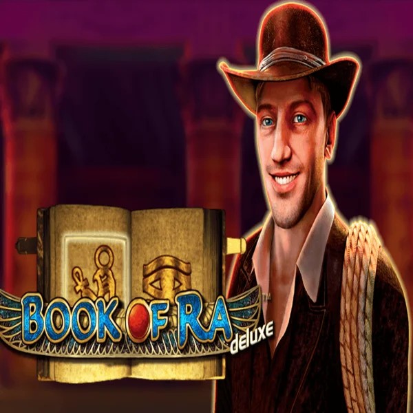 Book of Ra Deluxe slot visual from Novomatic available on pipersspin.com