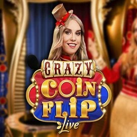 Crazy Coin Flip logo – Live Casino by Evolution at PiperSpin Casino