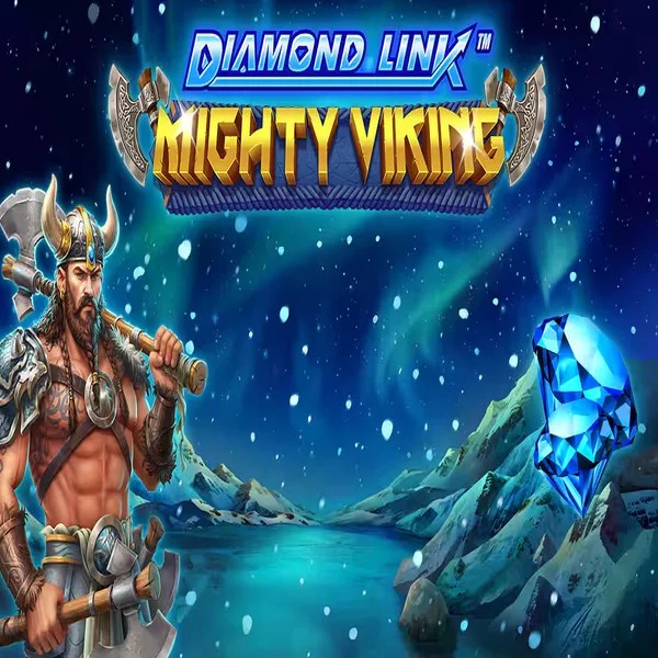 Diamond Link Mighty Viking casino game by Greentube – featured logo at PiperSpin Casino