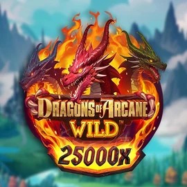 Dragons of Arcane Wild casino game by Foxium – featured logo at PiperSpin Casino