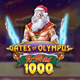 Gates of Olympus Xmas 1000 slot logo by Pragmatic Play at PiperSpin Casino