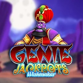 Genie Jackpots Wishmaker online game logo by Blueprint Gaming on pipersspin.com