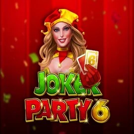 Joker Party 6 online game logo by Greentube on pipersspin.com