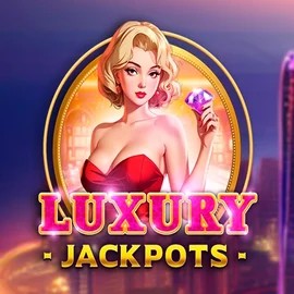 Luxury Jackpots slot logo by Triple Cherry at PiperSpin Casino
