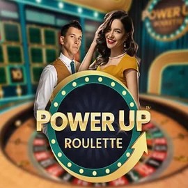 PowerUP Roulette slot logo by Pragmatic Play at PiperSpin Casino