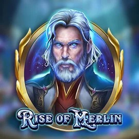 Rise of Merlin online game logo by Play'n GO on pipersspin.com