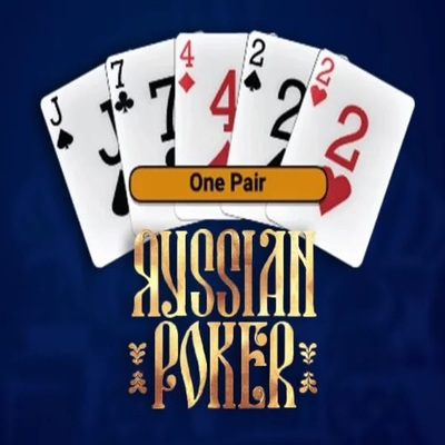 Russian Poker slot visual from OneTouch Games available on pipersspin.com