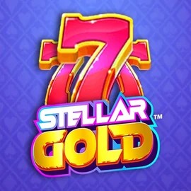 Stellar Gold by Snowborn Games, showcased at pipersspin.com – game logo