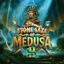 Stone Gaze of Medusa 2 online game logo by Stakelogic on pipersspin.com