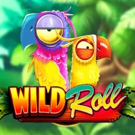 Wild Roll slot logo by Playtech at PiperSpin Casino